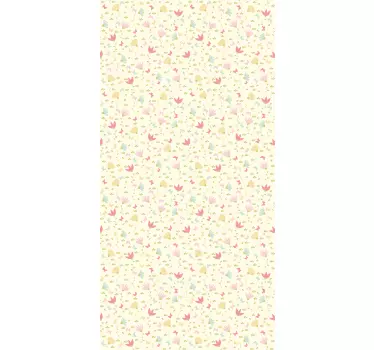 Blomster og sommerfugle vindues stickers - TenStickers