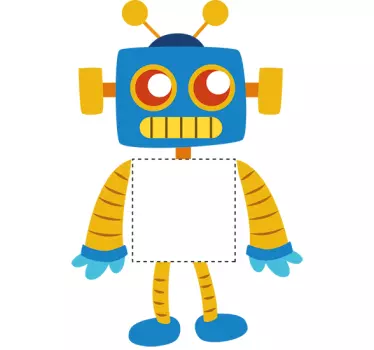 Klistermærke til børn robot switch - TenStickers