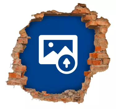 Mærkat til mur af murhul - TenStickers