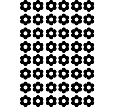 Spredte blomster - TenStickers