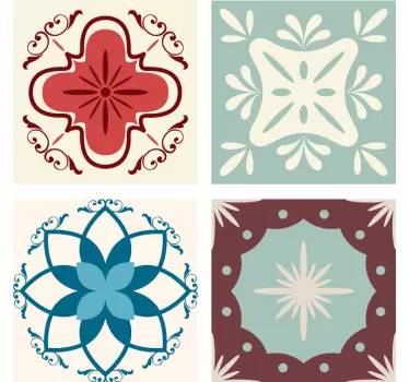 Dekorativ mosaik flisestickers - TenStickers