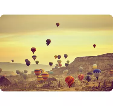 Cappadocia ballonfestival rejse sticker - TenStickers