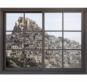 Cappadocien slot rejse sticker - TenStickers