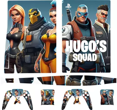 Skræddersyet hold videospil ps5 cover - TenStickers