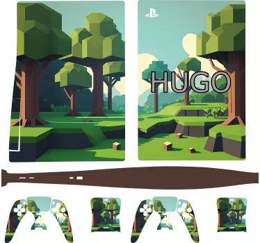 Tilpassede videospil kuber ps5 cover - TenStickers