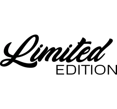 Limited edition tekst klistermærke til bil - TenStickers