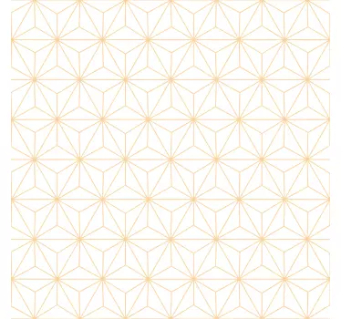 Hvide og guld linjer wallsticker - TenStickers