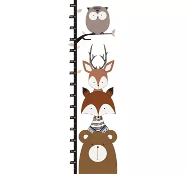Klistermærke med skovhøjde - TenStickers