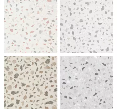Terrazzo tekstur flise klistermærke - TenStickers