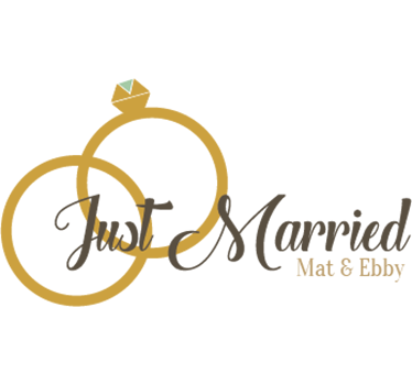 Just married wedding sticker - TenStickers