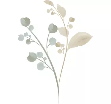 Akvarelbrønd badeværelse wallsticker - TenStickers