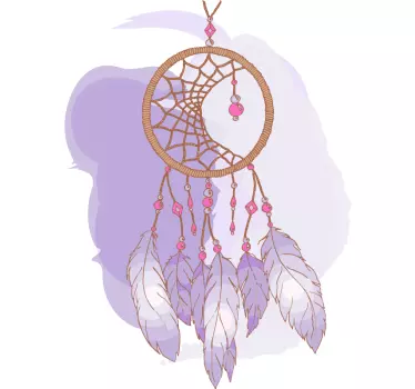 Lilla drømmefanger teenager wallsticker - TenStickers