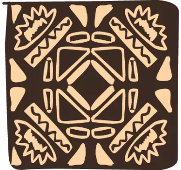 Afrikansk mosaik vægklistermærke - TenStickers