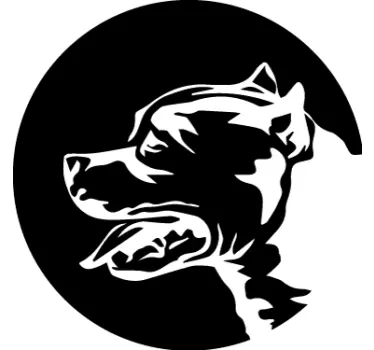 Amerikansk stafford-shire terrier-bilmærkat - TenStickers
