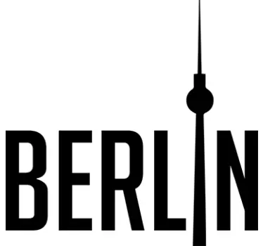 Berlin bymur klistermærke - TenStickers