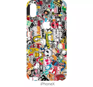 Bombe iphone mærkat - TenStickers