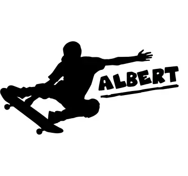 Brugerdefineret skateboard ekstremsport vægoverføringsbillede - TenStickers