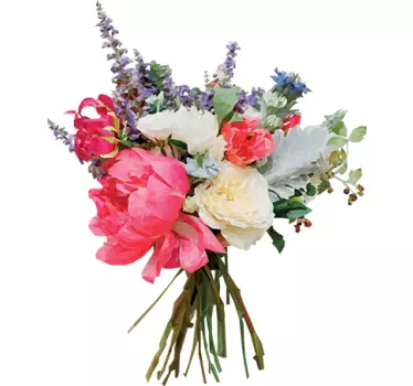 Buket blomster wallsticker - TenStickers