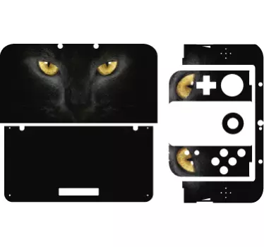 Cat eyes nintendo sticker - TenStickers
