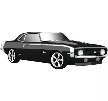 Chevrolet camaro vægklistermærke - TenStickers