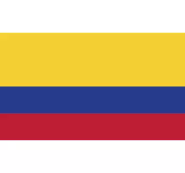 Colombia flag klistermærke - TenStickers