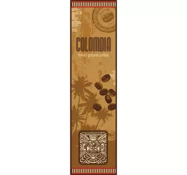 Colombian kaffe køleskab klistermærke - TenStickers
