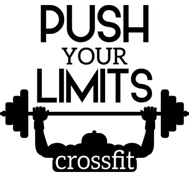 Crossfit motionsmotiverende motiver - TenStickers