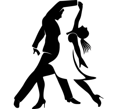 Danseskole dansemærkat - TenStickers