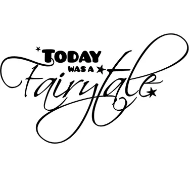 Dekorativt klistermærke today fairytale - TenStickers