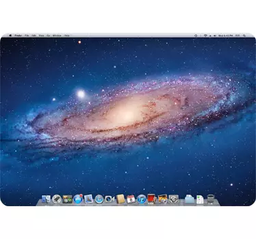 Desktop simulering macbook klistermærke - TenStickers