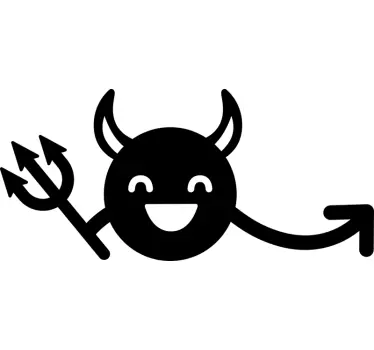 Djævelens klæbebil - TenStickers
