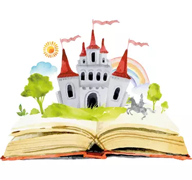 Eventyrs slot wallsticker - TenStickers