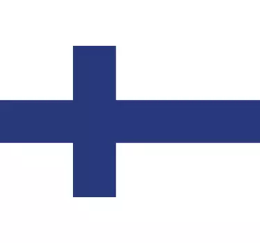 Finland flag klistermærke - TenStickers