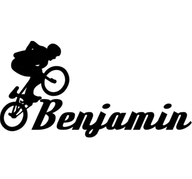 Freestyle tilpasses cykelvægklistermærke - TenStickers