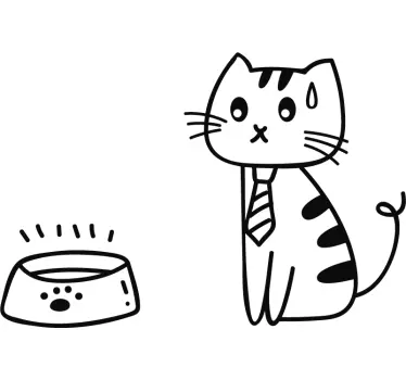 Kat benzin sticker til bil - TenStickers