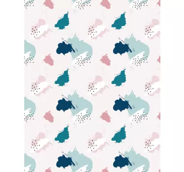 Geometrisk baggrund møbler mærkat - TenStickers