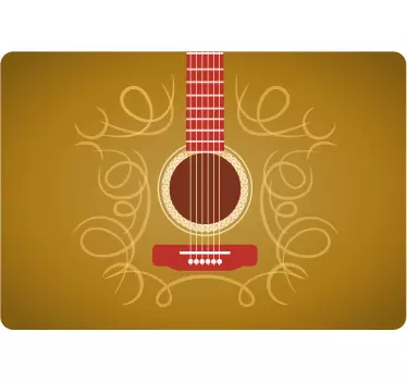 Guitar-klistermærke til bærbar computer - TenStickers