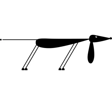 Hunde sticker silhuet - TenStickers