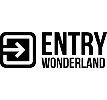 Indgang til wonderland-klistermærke - TenStickers