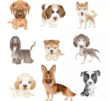 Indsamling af hvalpetid - TenStickers