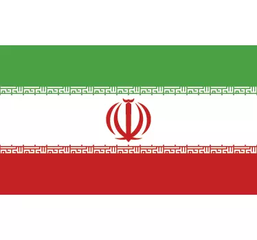 Iran flag klistermærke - TenStickers