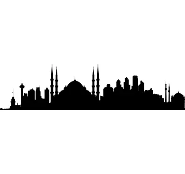 Istanbul vægoverføringsbillede - TenStickers