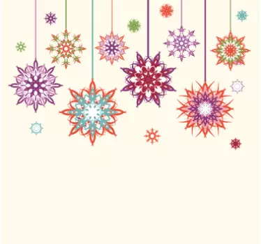 Julestickers julestjerner - TenStickers