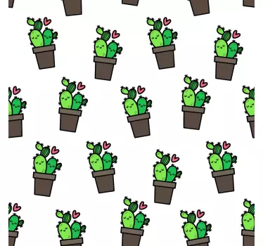 Kaktusmønster møbeldekorationer - TenStickers