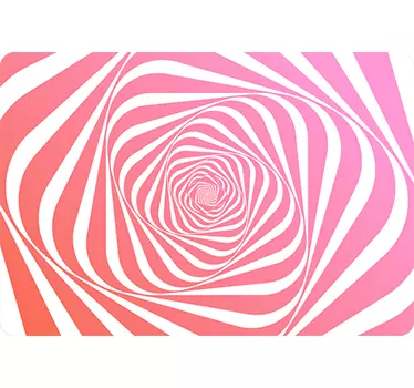 Kalejdoskop spiral laptop hud mærkat - TenStickers