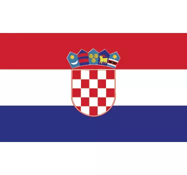 Klistermærke med kroatien - TenStickers