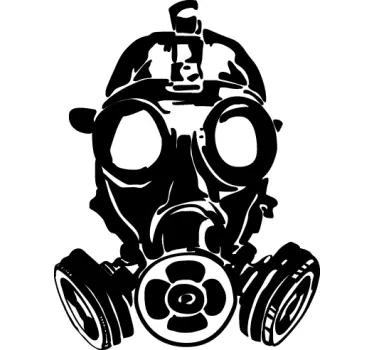 Klistermærke til gasmaske - TenStickers