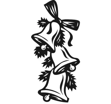 Klistermærke til juleklokker - TenStickers