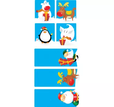 Klistermærke til julekort - TenStickers