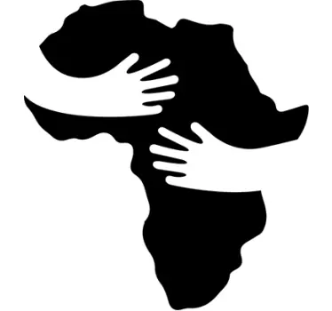 Knusende afrika væg klistermærke - TenStickers